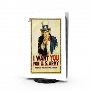 Autocollant Playstation 5 - Skin adhésif PS5 I Want You For US Army