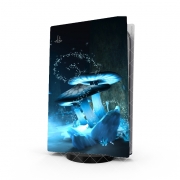 Autocollant Playstation 5 - Skin adhésif PS5 Ice Fairytale World