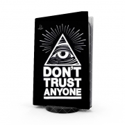 Autocollant Playstation 5 - Skin adhésif PS5 Illuminati Dont trust anyone