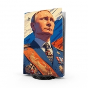 Autocollant Playstation 5 - Skin adhésif PS5 In case of emergency long live my dear Vladimir Putin V1