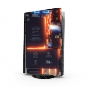 Autocollant Playstation 5 - Skin adhésif PS5 Inside my device V5