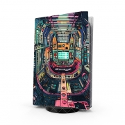 Autocollant Playstation 5 - Skin adhésif PS5 Inside ship space