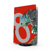 Autocollant Playstation 5 - Skin adhésif PS5 Kaiju Number 8