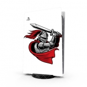 Autocollant Playstation 5 - Skin adhésif PS5 Knight with red cap