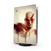 Autocollant Playstation 5 - Skin adhésif PS5 Kratos