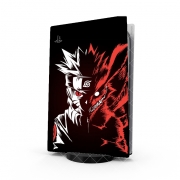 Autocollant Playstation 5 - Skin adhésif PS5 Kyubi x Naruto Angry