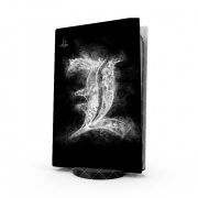Autocollant Playstation 5 - Skin adhésif PS5 L Smoke Death Note