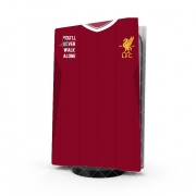 Autocollant Playstation 5 - Skin adhésif PS5 Liverpool Maillot Football Home 2018 