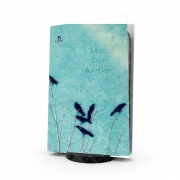 Autocollant Playstation 5 - Skin adhésif PS5 Love One Another