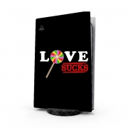 Autocollant Playstation 5 - Skin adhésif PS5 Love Sucks