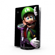 Autocollant Playstation 5 - Skin adhésif PS5 Luigi Mansion Fan Art
