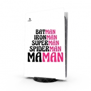 Autocollant Playstation 5 - Skin adhésif PS5 Maman Super heros