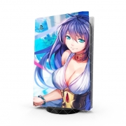 Autocollant Playstation 5 - Skin adhésif PS5 Manga Girl Sexy goddess