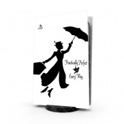 Autocollant Playstation 5 - Skin adhésif PS5 Mary Poppins Perfect in every way