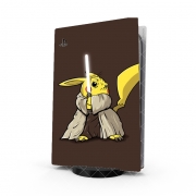 Autocollant Playstation 5 - Skin adhésif PS5 Master Pikachu Jedi