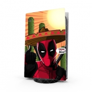 Autocollant Playstation 5 - Skin adhésif PS5 Mexican Deadpool