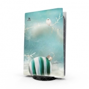 Autocollant Playstation 5 - Skin adhésif PS5 Minimal Christmas