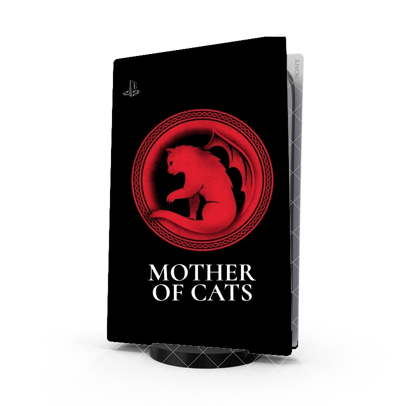 Autocollant Playstation 5 - Skin adhésif PS5 Mother of cats
