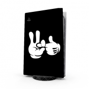 Autocollant Playstation 5 - Skin adhésif PS5 Mouse finger fuck