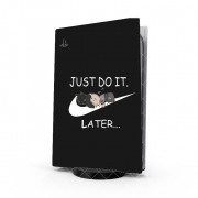 Autocollant Playstation 5 - Skin adhésif PS5 Nike Parody Just do it Later X Shikamaru