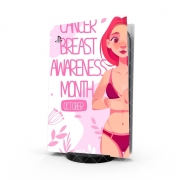 Autocollant Playstation 5 - Skin adhésif PS5 October breast cancer awareness month