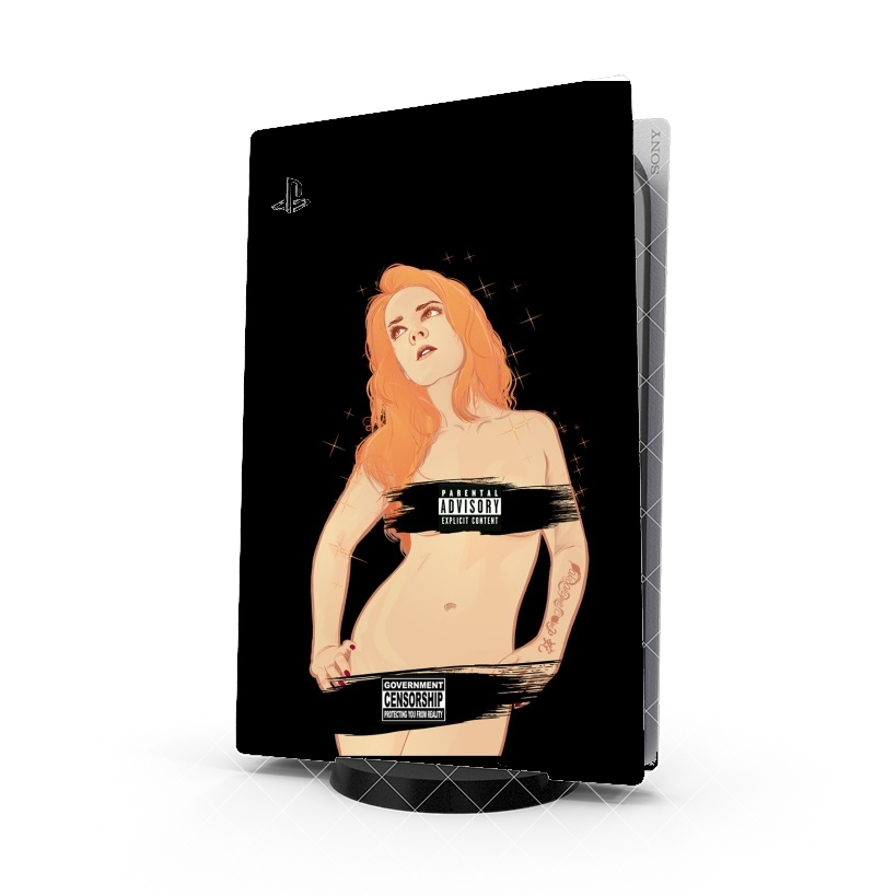 Autocollant Playstation 5 - Skin adhésif PS5 Orange Girl PG13