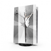 Autocollant Playstation 5 - Skin adhésif PS5 Origami - Swan Danseuse
