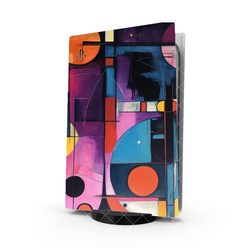 Autocollant Playstation 5 - Skin adhésif PS5 Painting Abstract V1