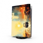 Autocollant Playstation 5 - Skin adhésif PS5 Painting Abstract V6