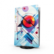 Autocollant Playstation 5 - Skin adhésif PS5 Painting Abstract V9