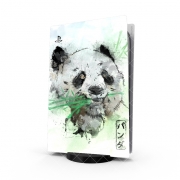 Autocollant Playstation 5 - Skin adhésif PS5 Panda Watercolor