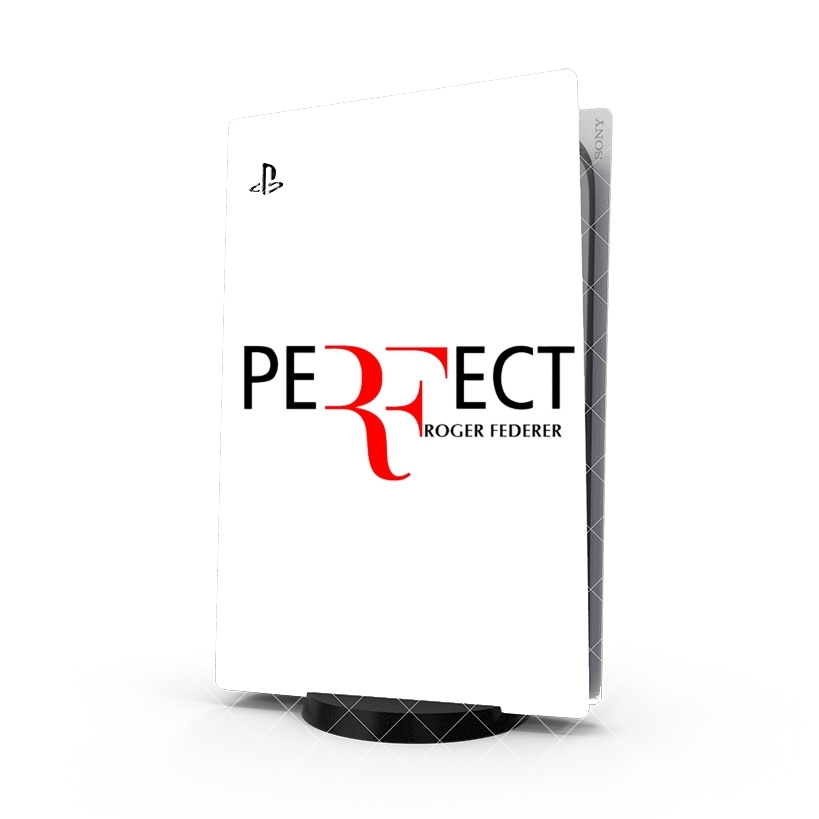 Autocollant Playstation 5 - Skin adhésif PS5 Perfect as Roger Federer