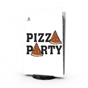 Autocollant Playstation 5 - Skin adhésif PS5 Pizza Party