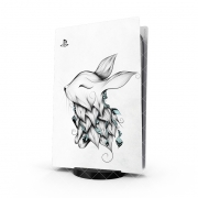 Autocollant Playstation 5 - Skin adhésif PS5 Poetic Rabbit 