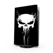 Autocollant Playstation 5 - Skin adhésif PS5 Punisher Skull