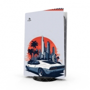 Autocollant Playstation 5 - Skin adhésif PS5 Racing Speed Car V4
