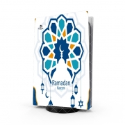 Autocollant Playstation 5 - Skin adhésif PS5 Ramadan Kareem Blue