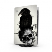 Autocollant Playstation 5 - Skin adhésif PS5 Raven and Skull