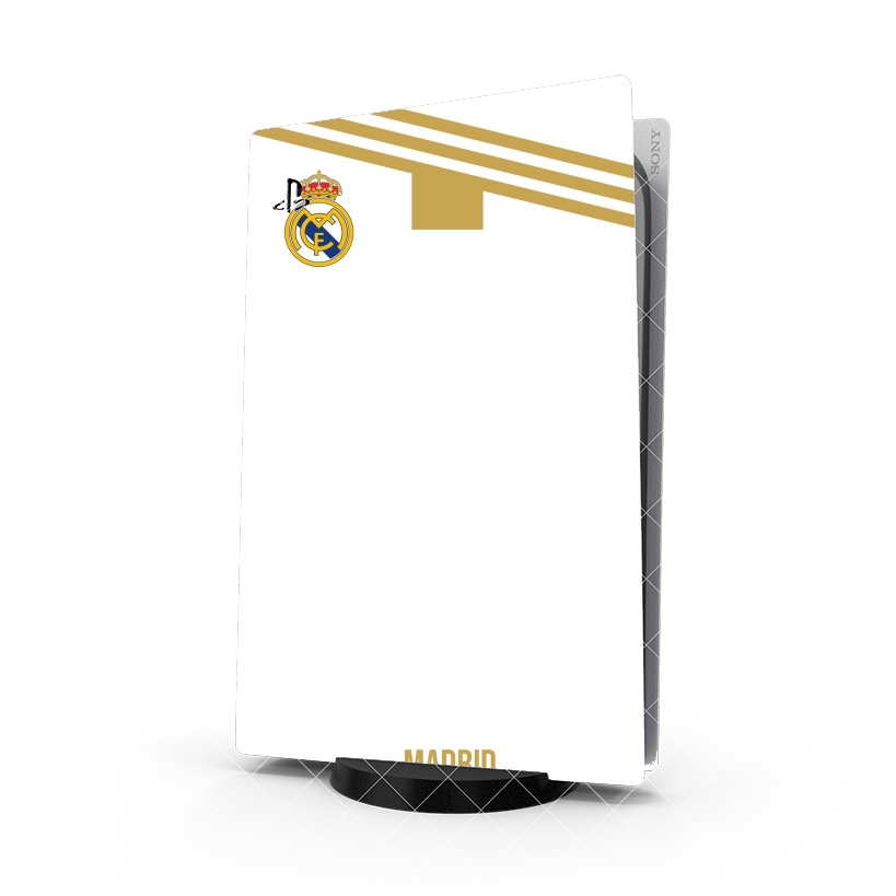 Autocollant Playstation 5 - Skin adhésif PS5 Real Madrid Maillot Football