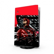 Autocollant Playstation 5 - Skin adhésif PS5 Red Vengeur Aveugle