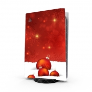 Autocollant Playstation 5 - Skin adhésif PS5 Red Christmas