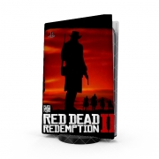 Autocollant Playstation 5 - Skin adhésif PS5 Red Dead Redemption Fanart