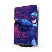 Autocollant Playstation 5 - Skin adhésif PS5 Retro Legendary Mega Man
