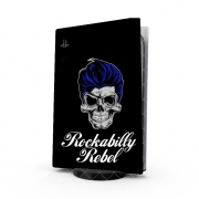 Autocollant Playstation 5 - Skin adhésif PS5 Rockabilly Rebel