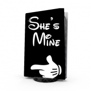 Autocollant Playstation 5 - Skin adhésif PS5 She's mine - Elle est à Moi Amour Amoureux