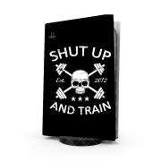 Autocollant Playstation 5 - Skin adhésif PS5 Shut Up and Train