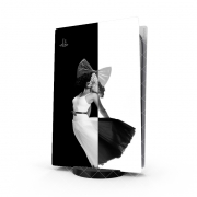 Autocollant Playstation 5 - Skin adhésif PS5 Sia Black And White