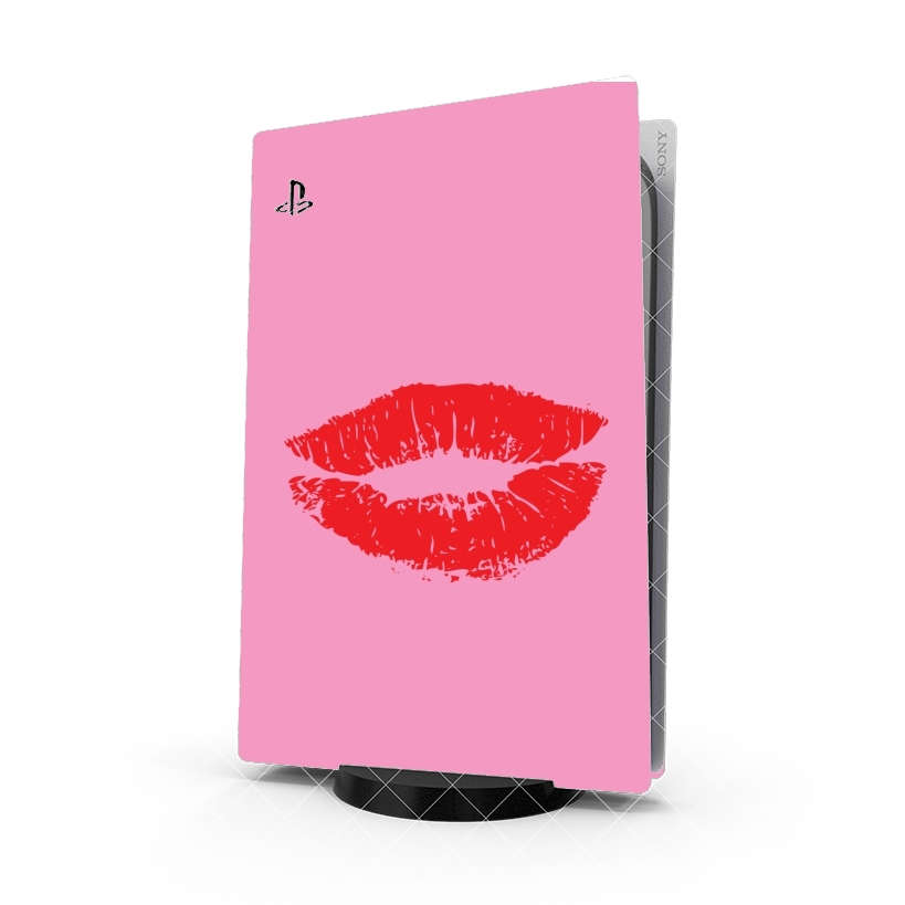 Autocollant Playstation 5 - Skin adhésif PS5 Sourire fille sexy