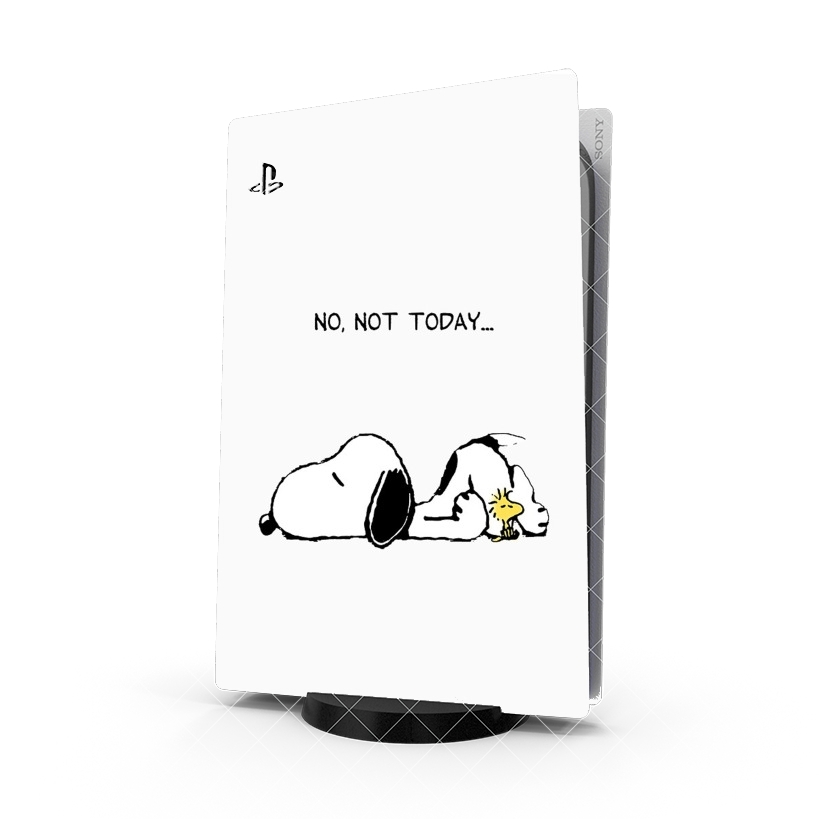 Autocollant Playstation 5 - Skin adhésif PS5 Snoopy No Not Today
