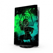 Autocollant Playstation 5 - Skin adhésif PS5 Soul of the Earthbender